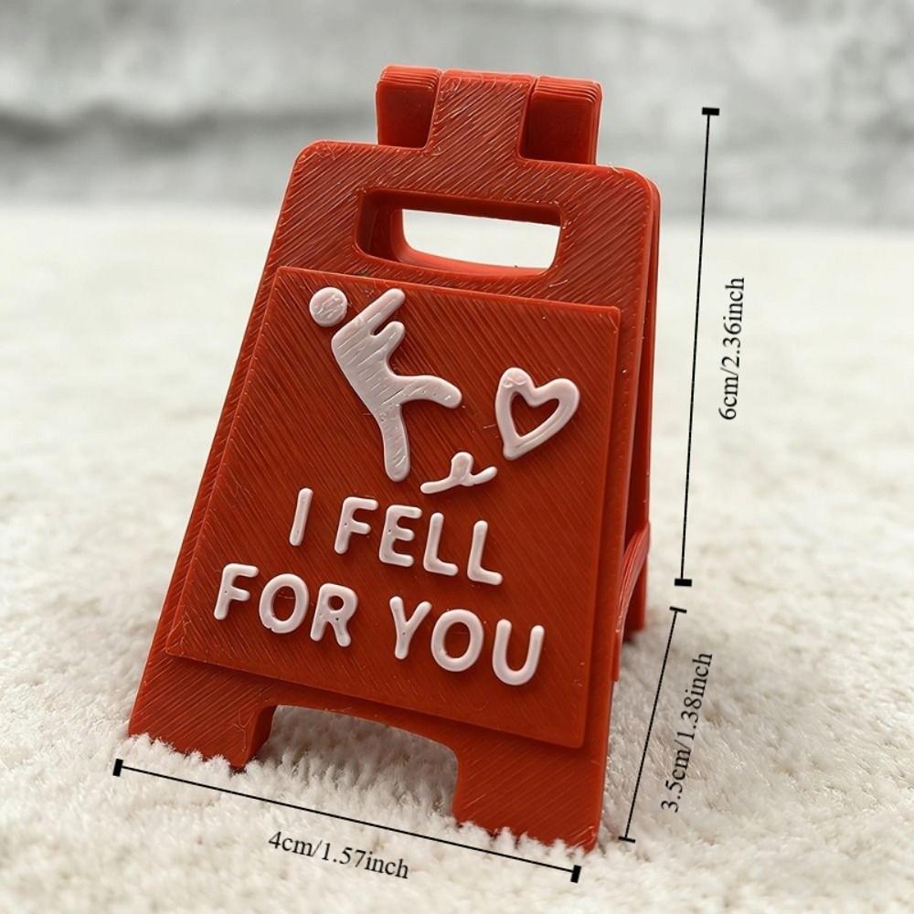 Interesting Design Falling In Love Signboard Mini Size Love Letter Romantic Sign Spouse Gift