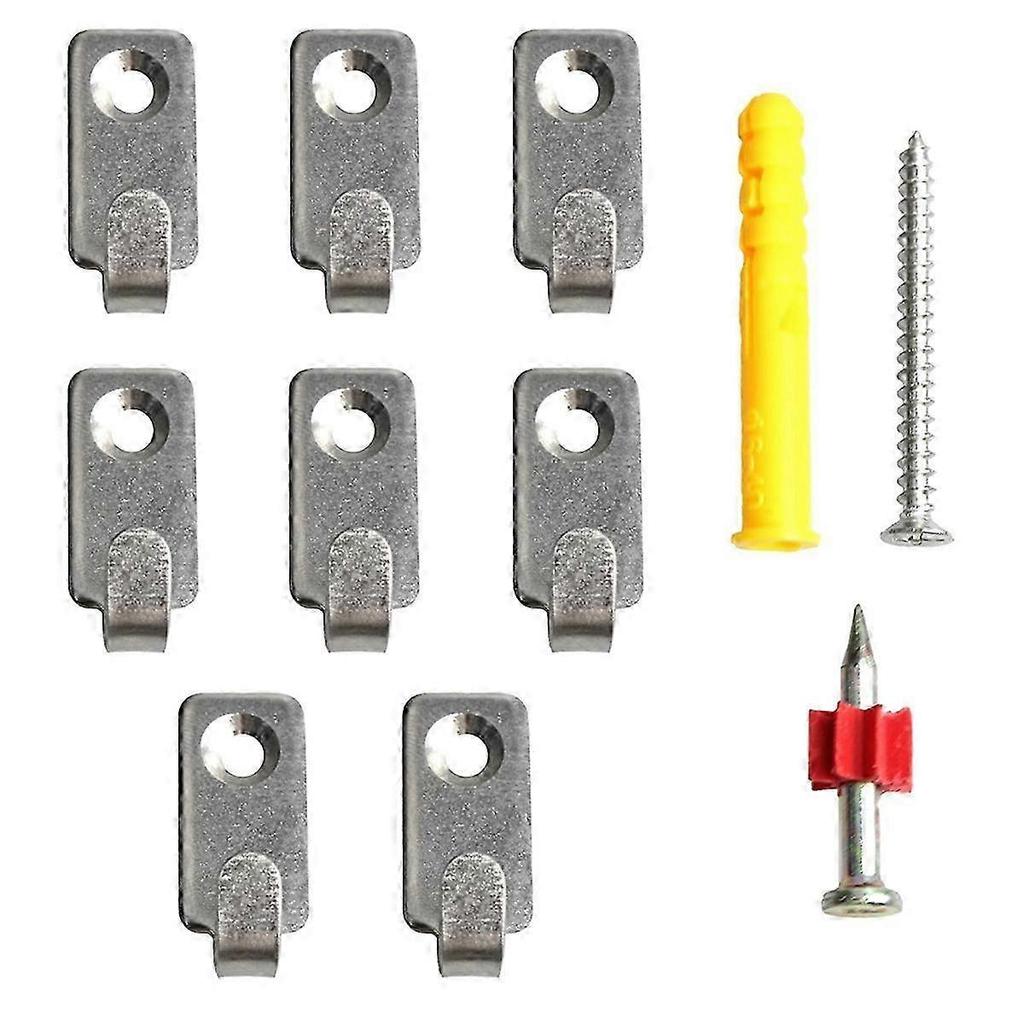 12PCS Stainless Steel Wall Hooks, Heavy Duty J-Shape Hangers