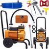 Rosfix Mega Set Painting Unit Rosfix Strong Blue Storm Sbs03 3500W 22Mpa 18L/Min With Accessories