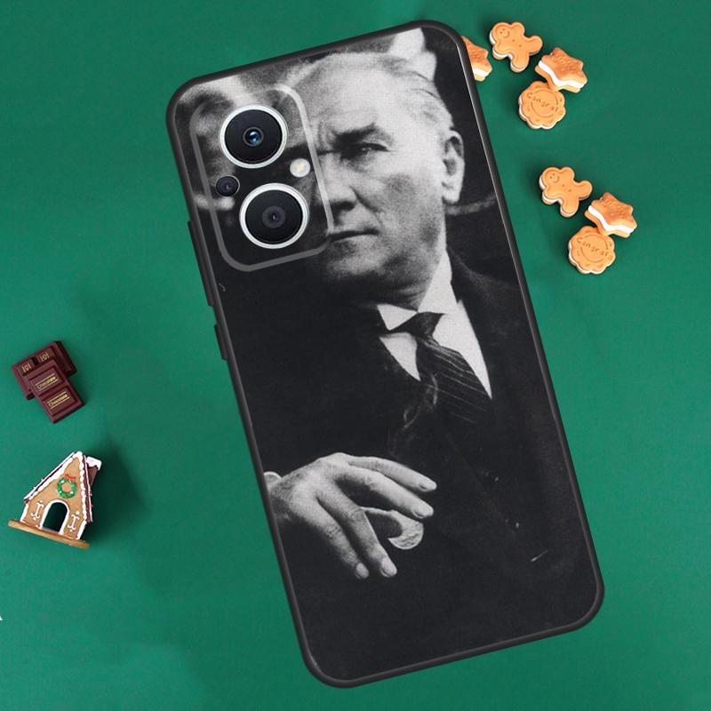 Чехол для Турции Мустафа Кемаль Ататюрк для OPPO Reno 10 Pro 4Z 5Z 8T 4 5 6 7 8 Lite OPPO Find X5 X6 Pro X2 Neo X3 Lite