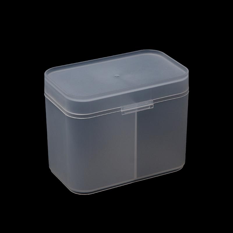 Ватные подушечки Тампоны Салфетки для ногтей Кисти для макияжа Органайзер Коробка для хранения Держатель-контейнер Независимый двойной отсек