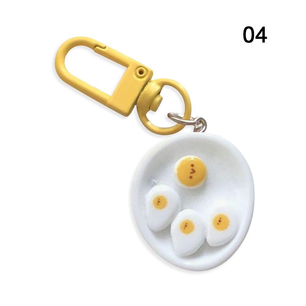 1 шт. Забавная имитация еды, игровая сумка, брелок, шнурок, кольцо для ключей, украшение, кавайный кулон для ключей для девочек