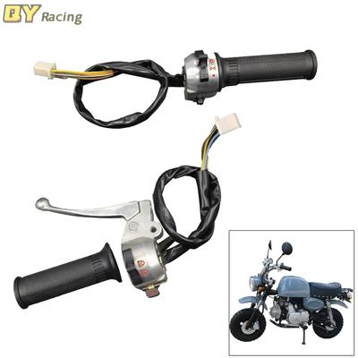 Мотоциклетный правый и левый переключатель руля и ручки 22 мм для Honda Z50 Z50A Z50J Z50R Mini Trail Monkey, детали велосипеда