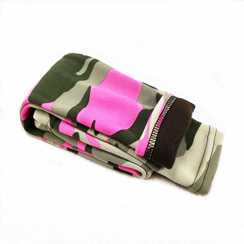 Детские леггинсы, тонкие флисовые штаны для маленьких девочек, детские камуфляжные штаны с цветочным принтом розового и красного цвета, брюки для девочек