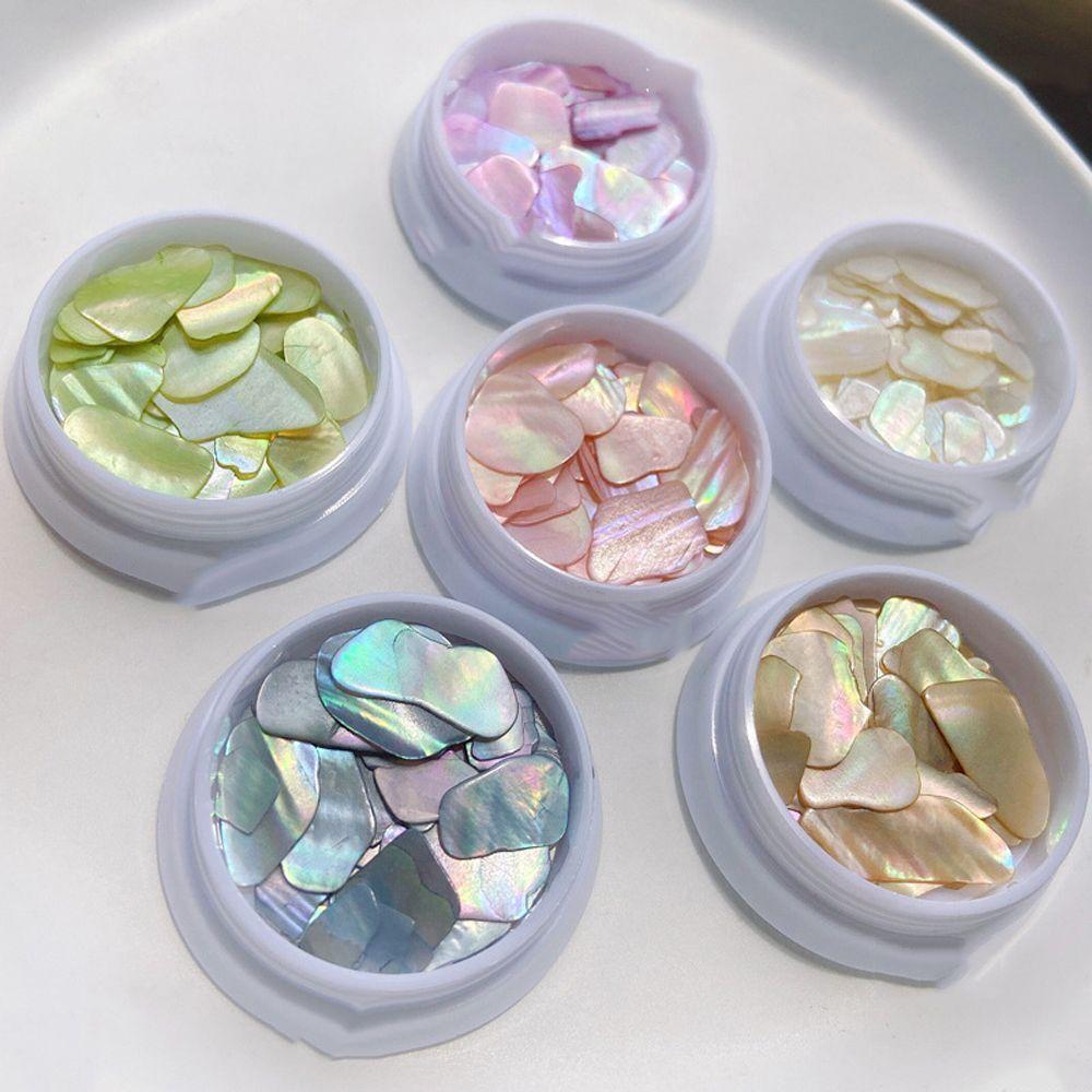 Slices Shell Fragments Ornament Nail Art Abalone Slices Nail Art Decorations