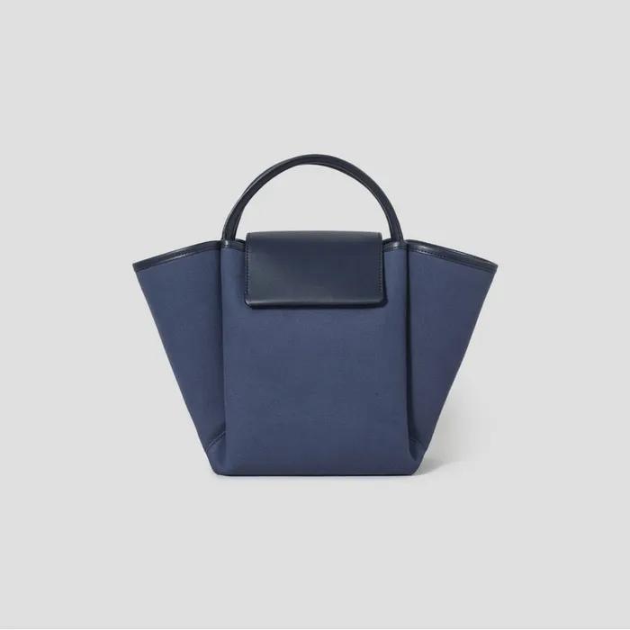 Better Canvas Medium Tote Bag Navy (BE63D3M88R)