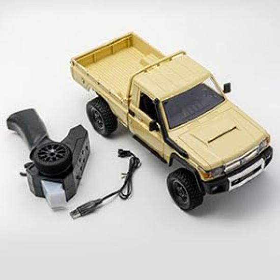 MN MODEL Toyota Land Cruiser 79 Scale Outdoor Radio Control RTR4WD Drive RC Car Rock Crawling Crawler with Technical Approval Mark 1/12 MN-82