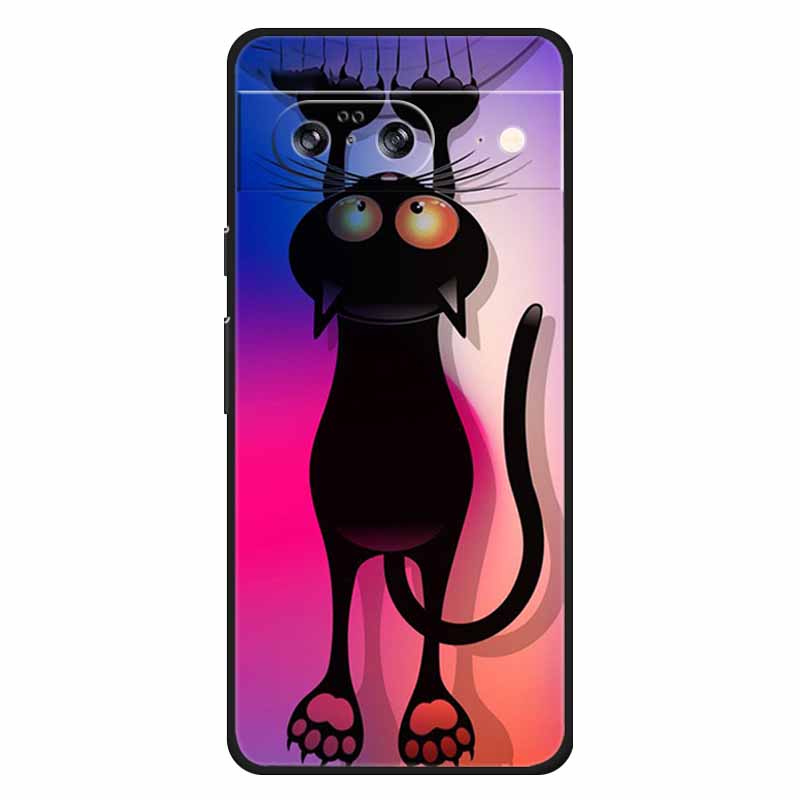 Для Google Pixel 8 / 8pro Чехол Мягкий Силикон Лев Сова Роскошные Задние Крышки Для Google Pixel 8 Pro Чехлы Pixel8 Мультяшные Корпуса