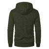 Men's Sports Casual Jacquard Knit Hoodie Cardigan