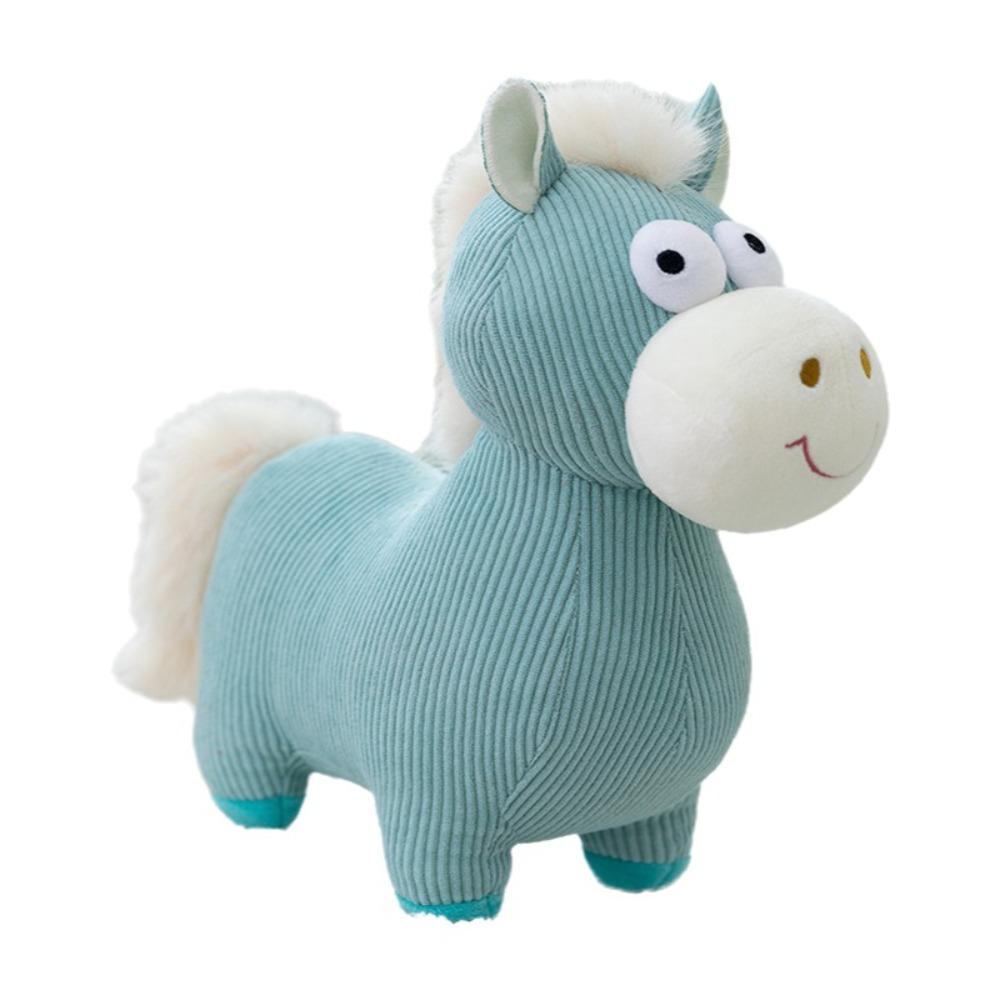 Soft Cartoon Horse Doll Mascot Dolls Horse Doll Ornament Zodiac Pony Figurine Desktop Decoration