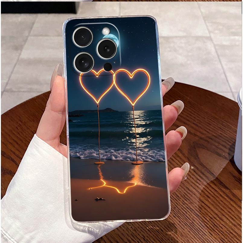 Case For iPhone 13 Pro 6.1" Casing iPhone 13 Pro Max 6.7" Cover Luxury Cute Love Rabbit Funny Clear Soft Silicone TPU Phone Case