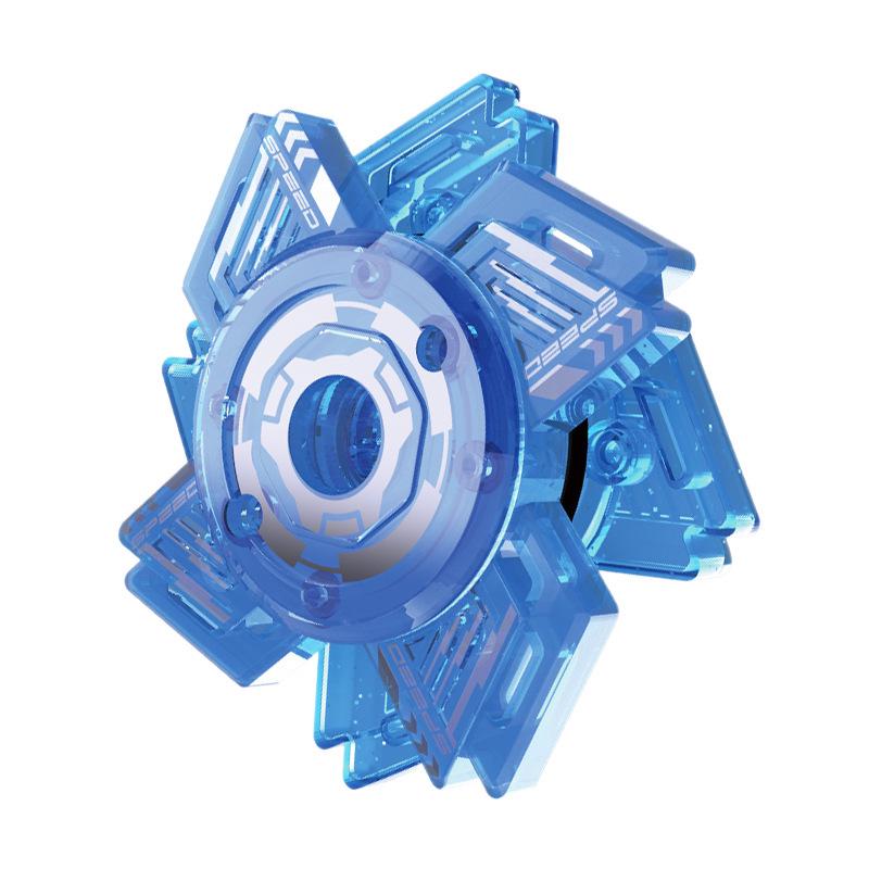 Hot-Selling Luminous Flint Pull-String Gyroscope Toy - Cool Spark Flying Wheel Cartoon Decompression Toy