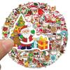100 Уникальных Рождественских Мультяшных Граффити Наклеек для Ноутбуков, Чемоданов и Самокатов