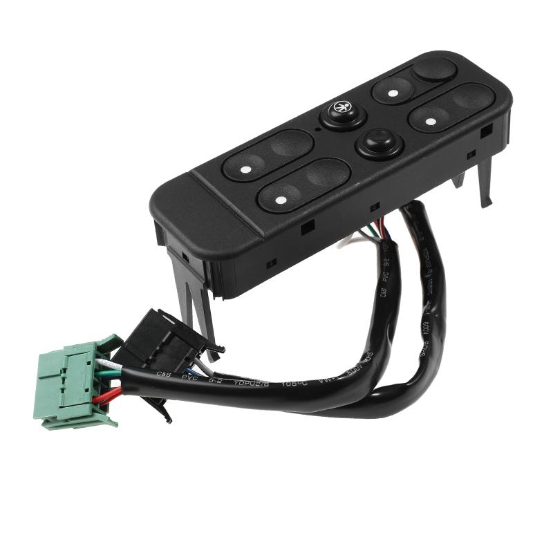 Black Electric Power Window Switch for Opel Vectra A 1988-1995 Window Control Button 1240600 90312109 Auto Parts