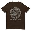 Emotional Support Husband Do Not Pet Funny Monkeyfunny Meme Tshirt