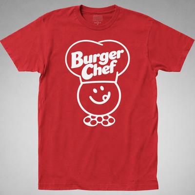 Футболка Burger Chef фастфуд ретро футболка 80-е 70-е большой супер шеф ресторан винтаж