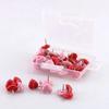 New Heart Shape 50 Pieces Plastic High Quality Cork Board Safety Colorful Thumbtacks Office School Accessories Student Supplies