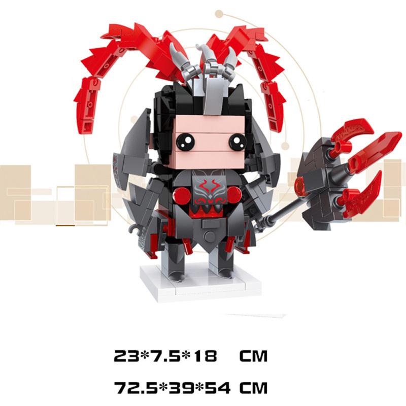 Honor Of Kings Building Blocks Toys Plastic Small Particles Diy Game Figures Assembled Building