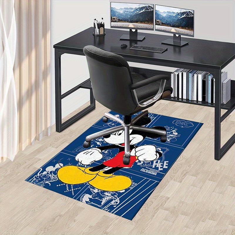 Office Rug Mickey Mouse, Cartoon theme 3D Printed Anti-Slip Rug-Machine Washable for Living Room