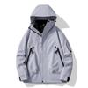 Windproof Waterproof Fleece-Lined Mountain Windbreaker Jacket for Skiing & Hiking