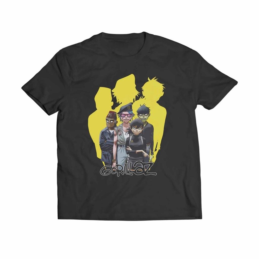 Gorillaz 2D Graphic Unisex Shirt 2026 Summer New Unisex Fashion Y2k 100Cotton Oversized Short Sleeve Luxury Tshirt Music Fan Gift