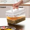 With Press Plate Pickle Jar 4/5L Kimchi Container Kitchen Organizer Bins  Travel Household Office