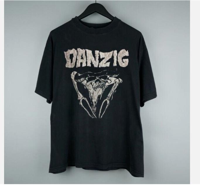 Редкая футболка Danzig Band Basic в подарок для фаната, с коротким рукавом, черная, новая, новая, горячая футболка