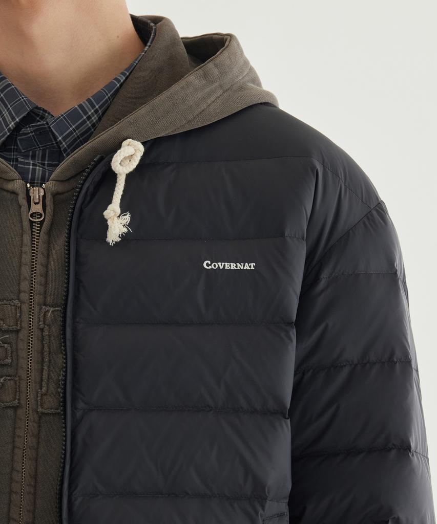 Covernat Cover Light Collarless Down Black