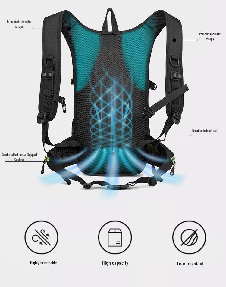 Новый дышащий легкий светоотражающий уличный рюкзак для пеших походов, путешествий и кемпинга