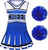Girls Cheerleading Outfit Set for Football Games and Stage Performances