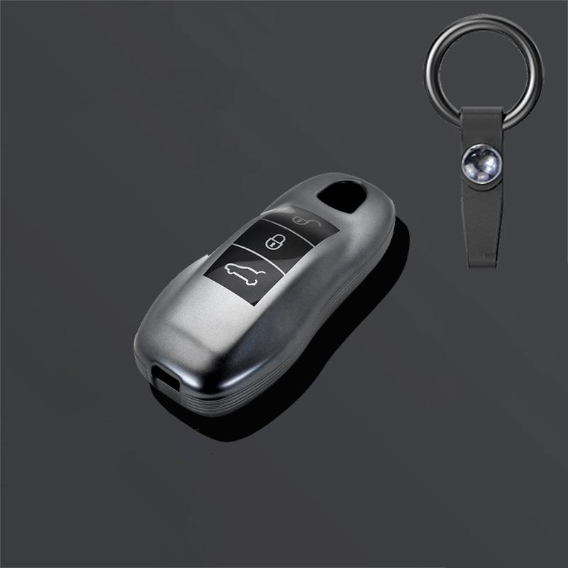 Новый чехол-обложка для ключа автомобиля для Porsche для Panamera Macan Cayenne Cayman Boxster 911 9ya 971 Умная защитная оболочка Чехол для дистанционного ключа
