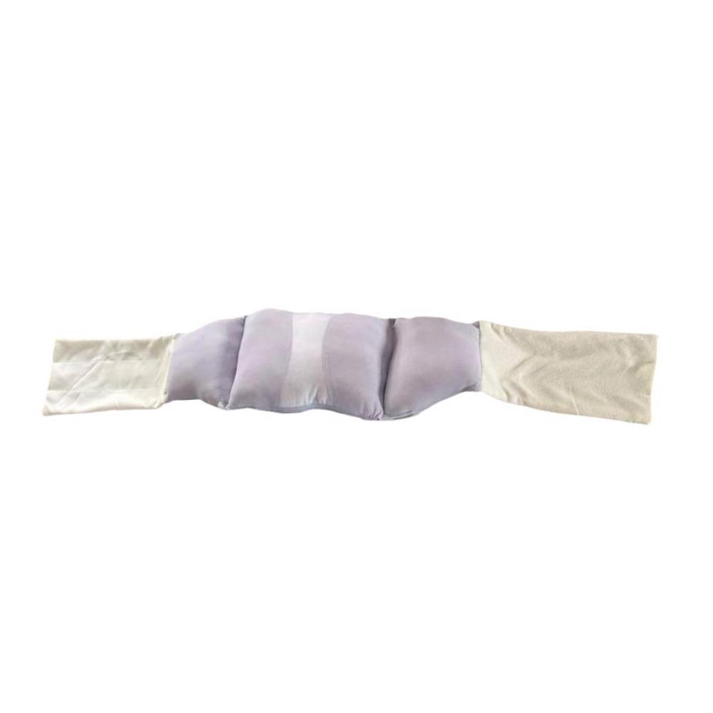 Adjustable Strap Warm Waist Pillow Soft Cotton Filled Lumbar Cushion Belt Bed