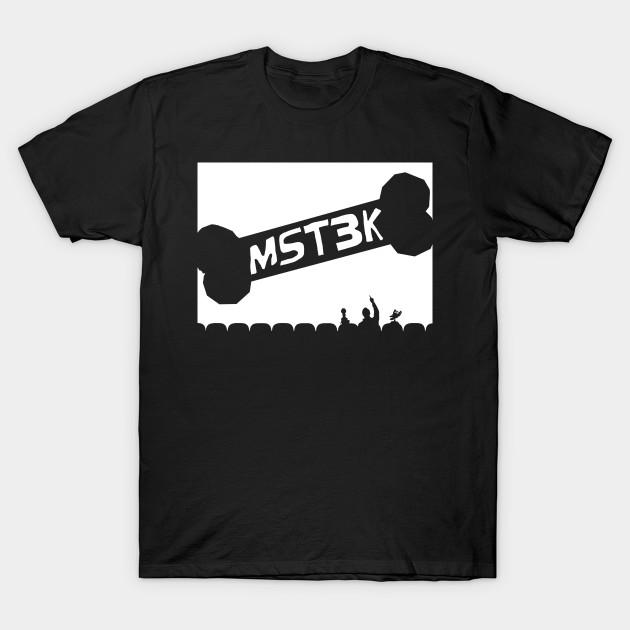 Asian Size Men Print T-shirt Mst3K No-Cut Heat Transfer Print Cotton Tshirt