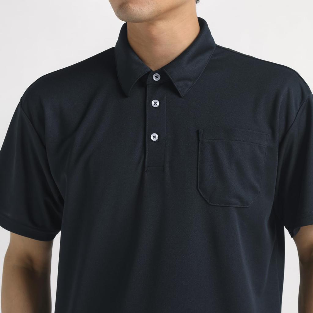 Короткая толстовка Polo Button Sweat Quick One M [DESCENTE] Рубашка, Рукав, Пух, Впитывающий, Сушащийся, Острый, Простая, Мужская, Женская, Унисекс, BK00(ST4FHSZ1MB)