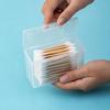 Portable Travel Medicine Box Cotton Swab Holder Case Detal Floss Jewelry Organizer Dust-proof Container Accessories