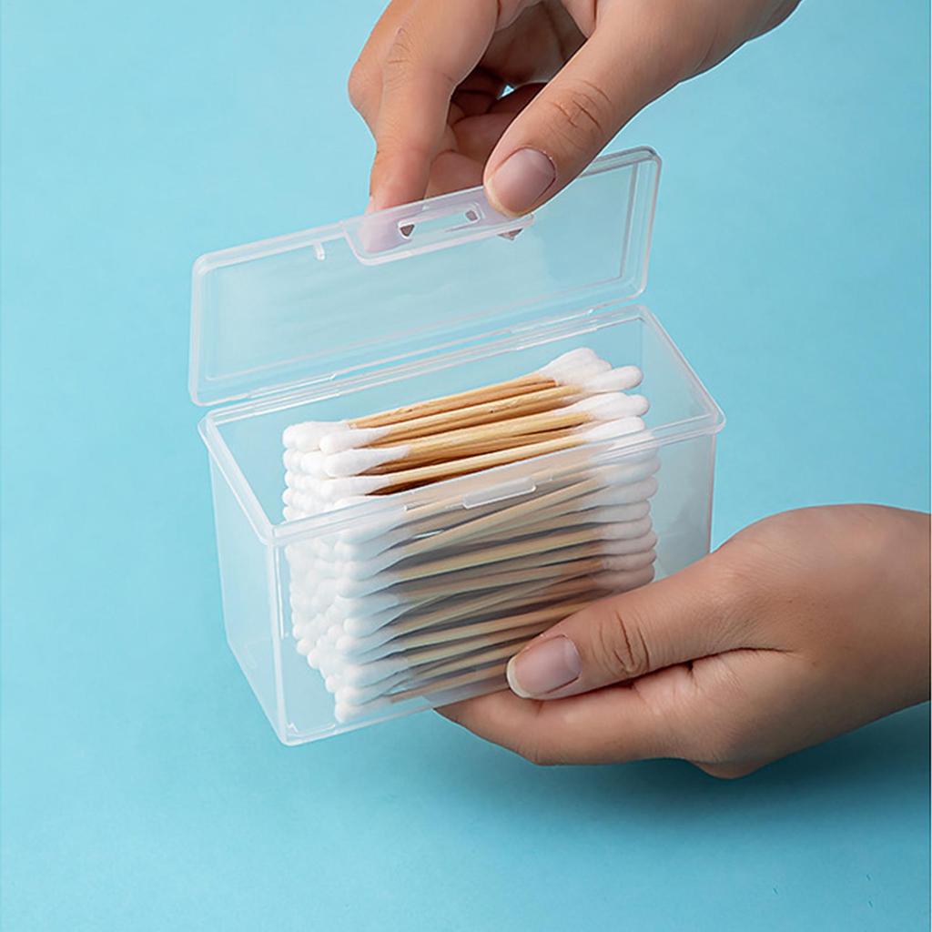 Portable Travel Medicine Box Cotton Swab Holder Case Detal Floss Jewelry Organizer Dust-proof Container Accessories
