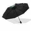 1pc  Santa Claus Automatic Folding Umbrella - Compact 8-Rib Design,Perfect Gift for Friends & Family yy250926016