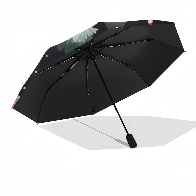 1pc Santa Claus Automatic Folding Umbrella - Compact 8-Rib Design,Perfect Gift for Friends & Family yy250926016