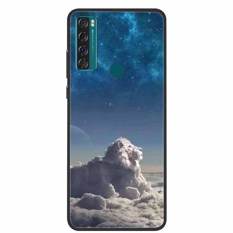 Для TCL 20 SE чехол 205, мягкий силиконовый крутой мультяшный чехол для TCL 20B 6159K, задняя крышка для TCL 20 R 5G 20SE, модные чехлы из ТПУ