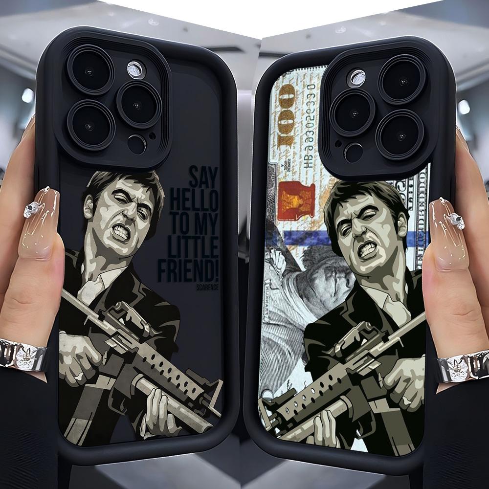Fashion Hot S-Scarface Phone Case for Samsung S26 S25 S24 S23 S22 S21 S20 F06 M16 Note 20 FE Plus Ultra 4G 5G Soft Silicone TPU