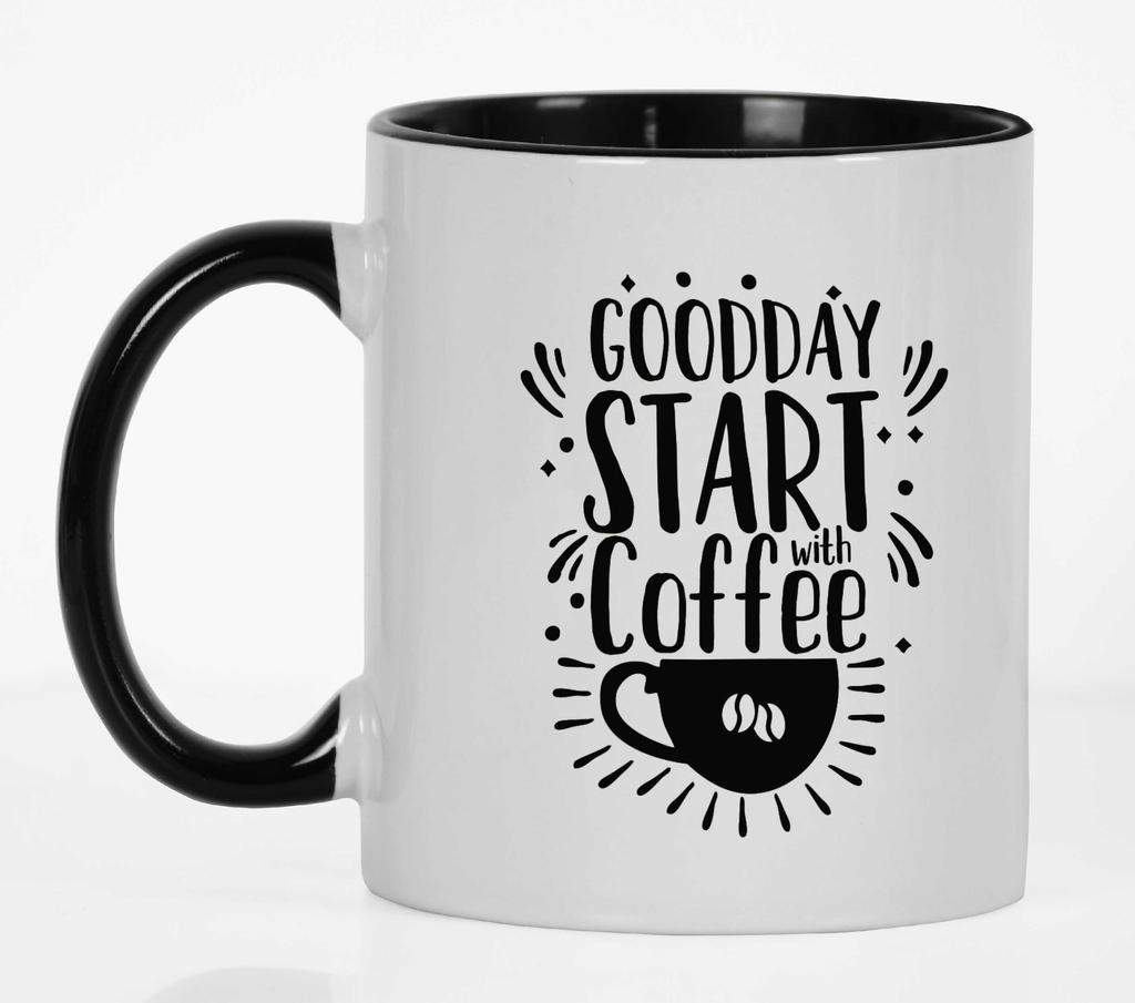 Inkdotpot Goodday Start With Coffee 11 Oz керамические кофейные кружки отлично подходят для коллег, боссов, подарков для кофе