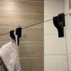 3D крючок для полотенец на душевую дверь  Предназначен для стеклянных дверей толщиной 8 мм  Крючок для одежды, полотенец, халатов  Ванная комната, общежитие, квартира