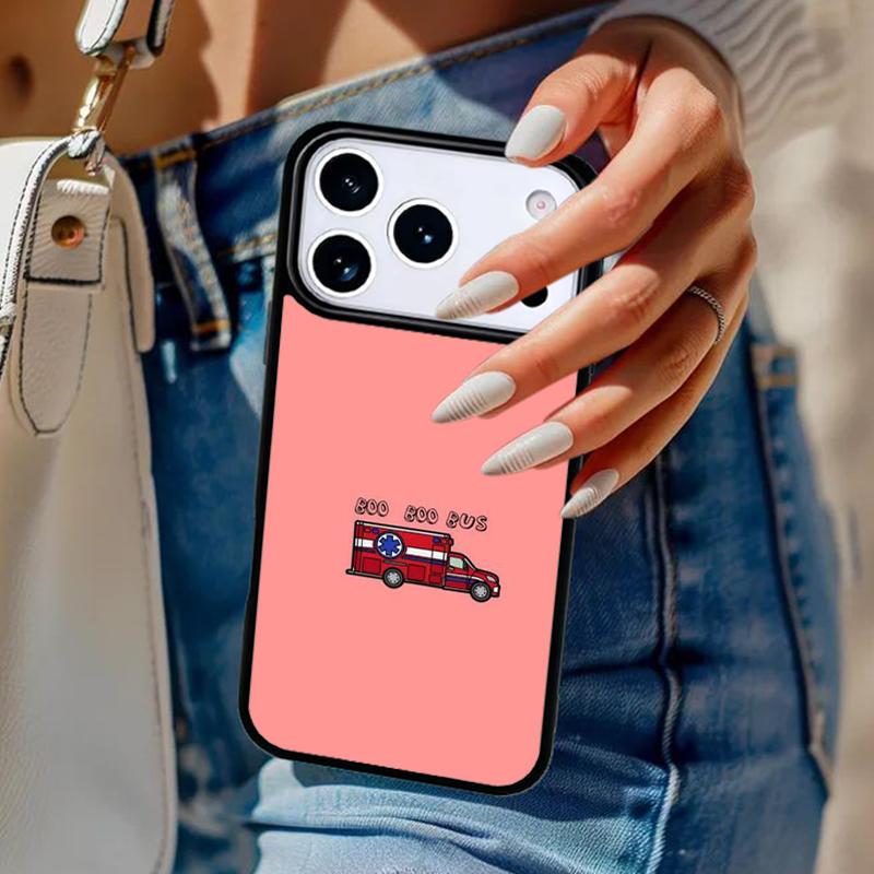 Ambulance EMS EMT Paramedic Phone Case For iPhone 17 Air 14 15 13 12 Max Cover For Apple 14 15 16 16e 11 Pro Max Plus Coque