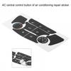 Для Buick Verano Наклейки на кнопки управления климатом кондиционера черного цвета