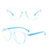 Fashion Computer Online Classes Ultra Light Frame Round Eyeglasses Anti-blue Light Kids Glasses