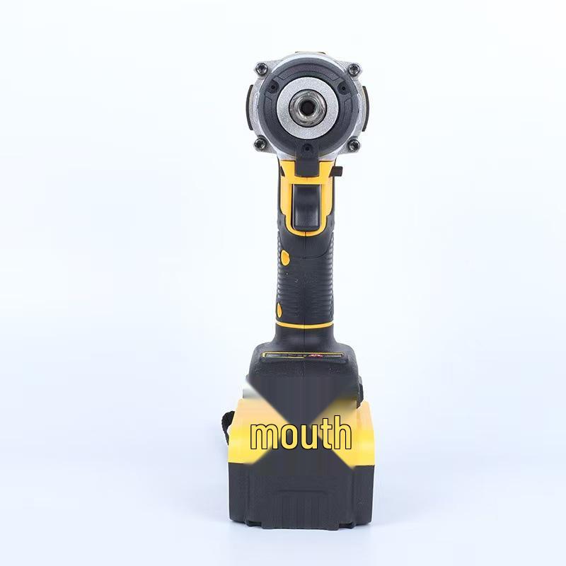 Бесщеточный электрогаечный ключ высокого крутящего момента в стиле Dewalt для деревообработки и авторемонта.
