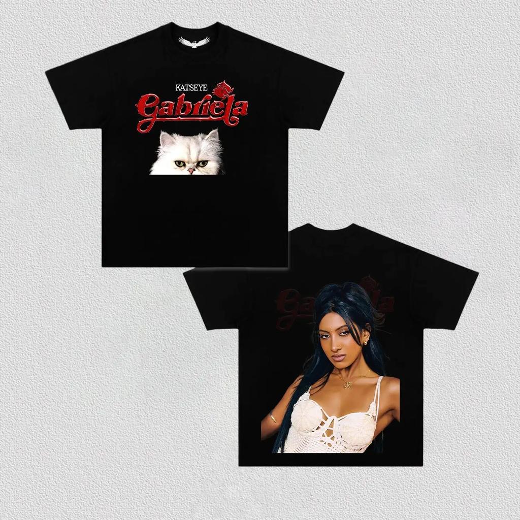 Kpop Korea Trendy Short Sleeve Katseye World T-shirt Men Women Oversized Y2k T-shirt High Quality Harajuku Street Wear Clothing