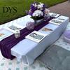 Lightweight Sheer Runner Wrinkle Table Boho Gauze Fabric Tablecloth for Wedding Party Decor Rustic Elegant Dining Accent Reusable Machine Washable