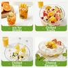 2 in 1 Ice Cube Water Bottle Press Type Ice Cube Molds Multi-Function Ice Maker  Summer Use