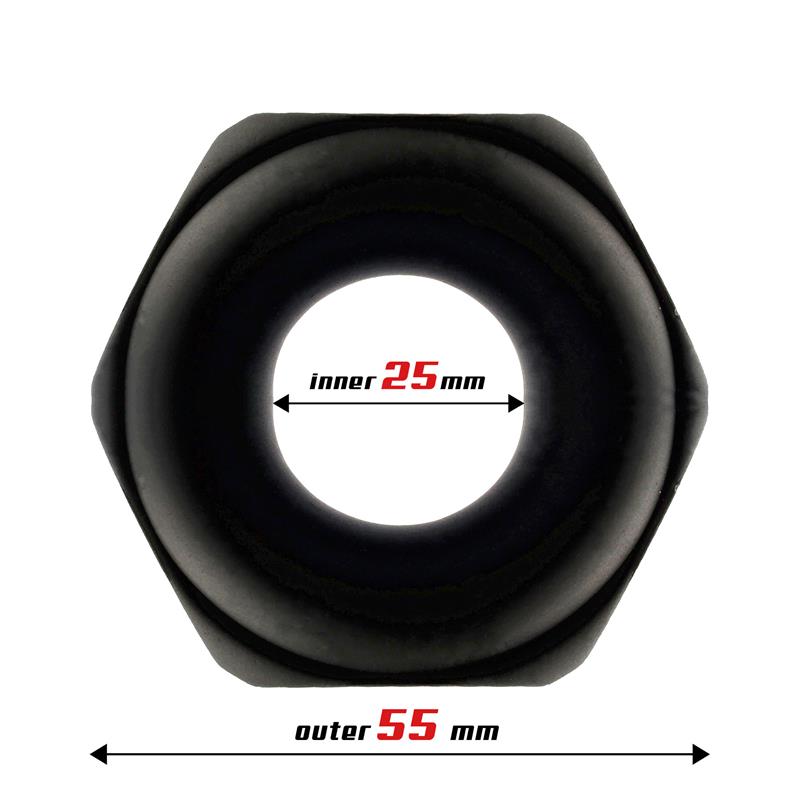 Anillo para el Pene Nut Silicona Líquida 25 mm